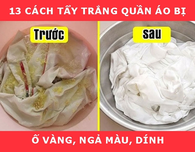 Nguyên nhân và cách bảo quản quần áo trắng không bị ố vàng